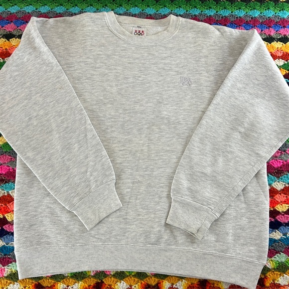 Vintage Tops - Vintage 80s 90s USA Olympics JC Penney Heathered Embroidered Crewneck Sw…